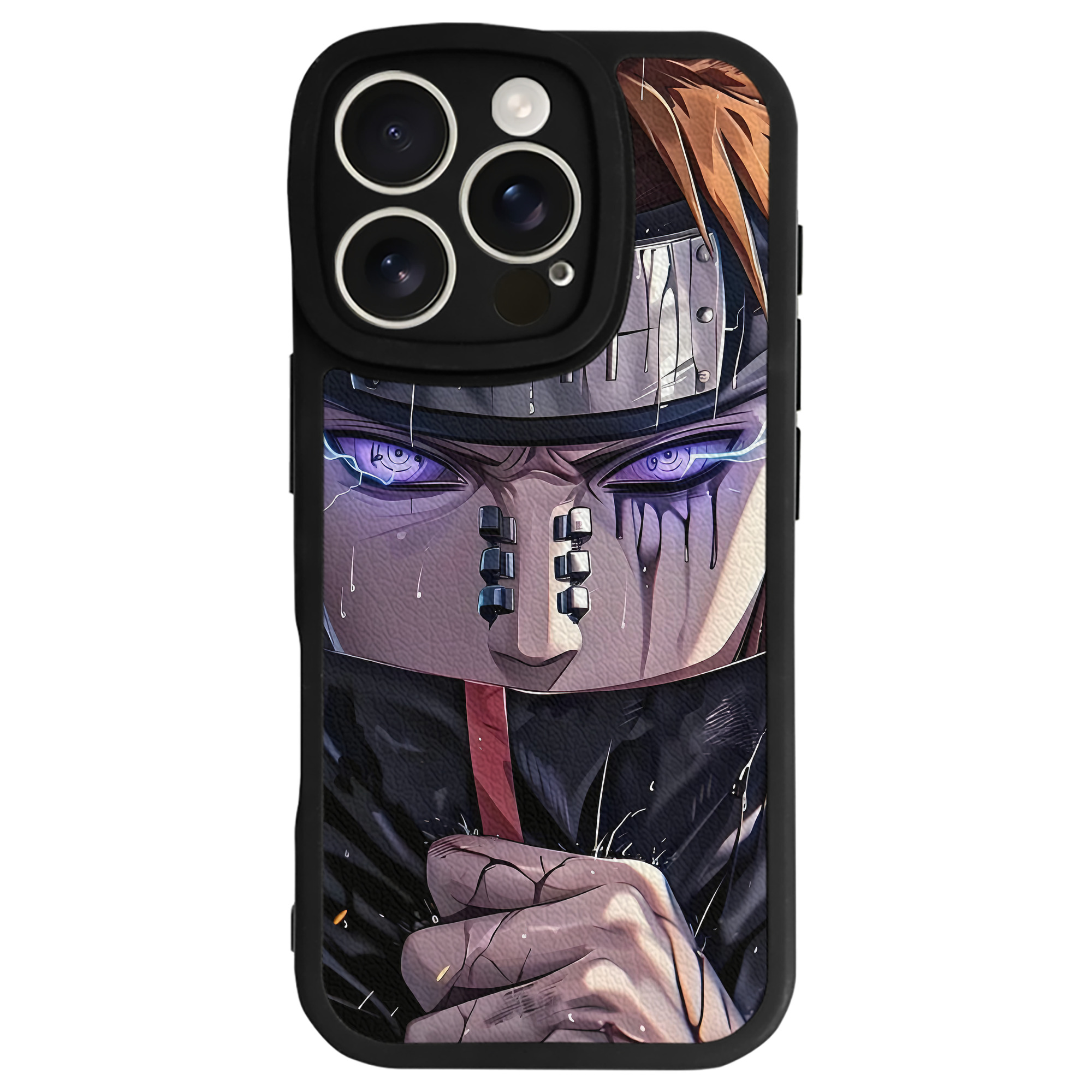 （画像用） NARUTO -ナルト- NARUTO -ナルト- 疾風伝 【iPhone 16シリーズ対応】シリコンスマホケース（レザー調） 材質：シリコン